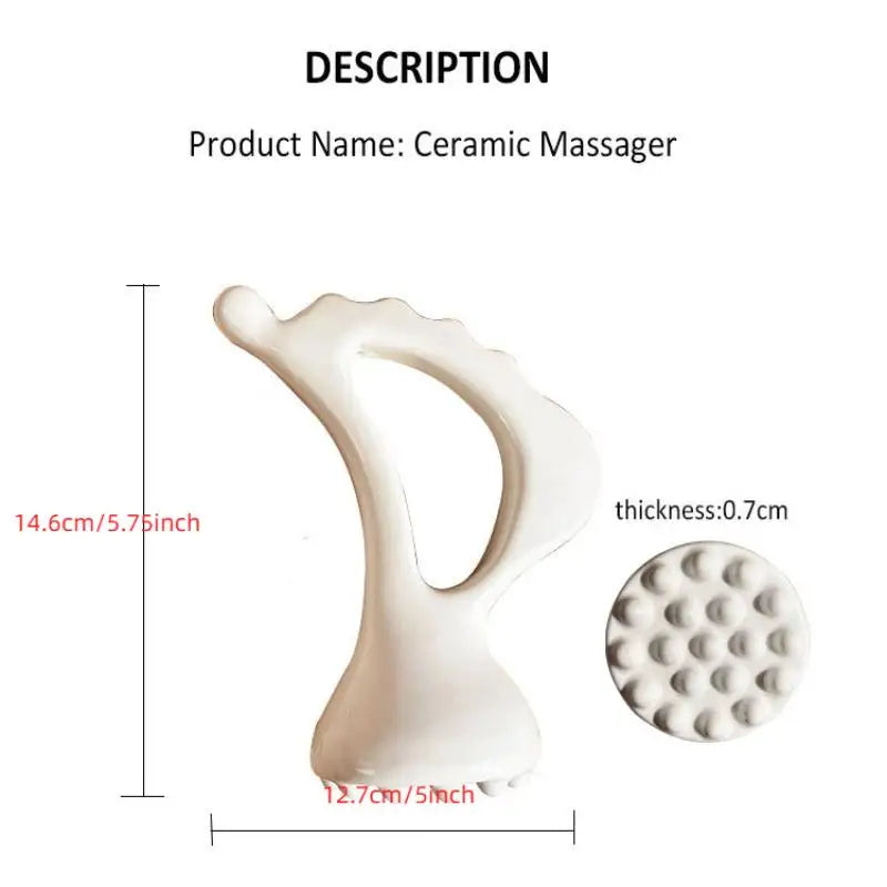 YOVIP Ceramic Gua Sha Board – Face & Body Massage Tool Gua Sha Massage Tool QXL style1