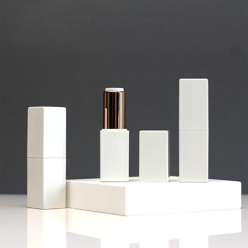 10-Pack Square Magnetic DIY Empty Lipstick Tubes 12.1mm 3.5G Lipstick Packaging Tube QXL
