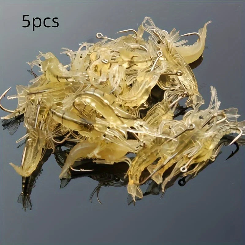 Soft Shrimp Fishing Lures Set | Fresh & Saltwater Bait Soft Fishing Lures QXL