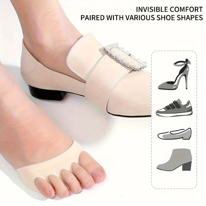 Soft Metatarsal Forefoot Cushion Pads | Non-Slip High Heel Insoles Forefoot Cushion Pads QXL