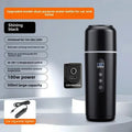 500ml Electric Heated Car Bottle | 12V 24V USB Travel Thermos Heated Car Thermos QXL black