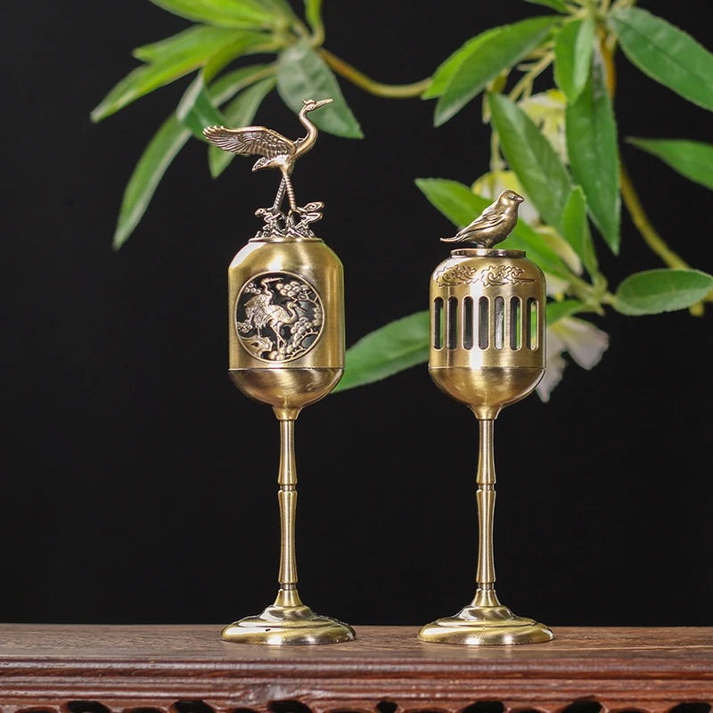 Magpie Hollow Lamp Backflow Incense Holder | Retro Censer Backflow Incense Holder QXL