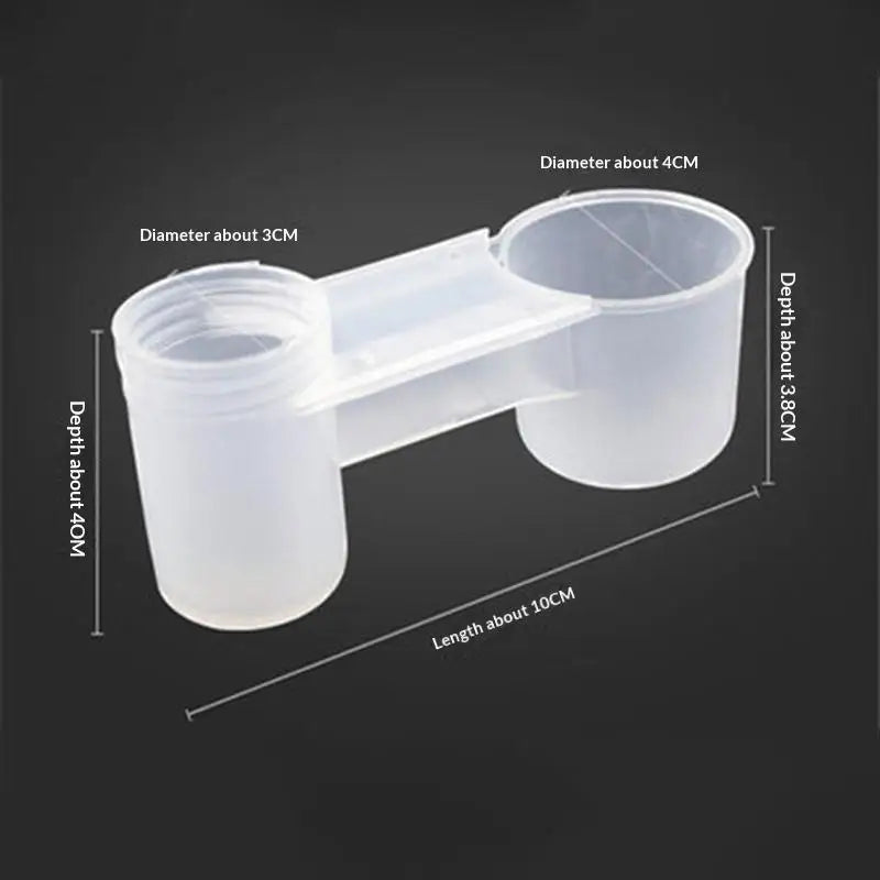 Bird Water Bottle Drinker Cups 6–10 Pack | Cage Pet Feeder Pet Bird Feeder QXL