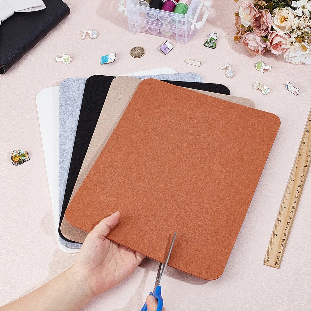 Ita Bag Felt Insert Sheets 5-Pack | 12.6x9.8" Pin Display Felt Craft Sheets QXL