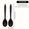 Silicone Cooking Spoons – Non-Stick, Heat Resistant, BPA-Free Silicone Cooking Spoon QXL 2pcs