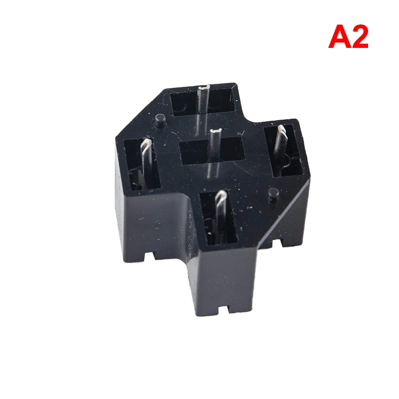 40A Automotive Relay Socket 4-Pin 5-Pin SPDT PCB Connector Relay Socket Adapter QXL A2