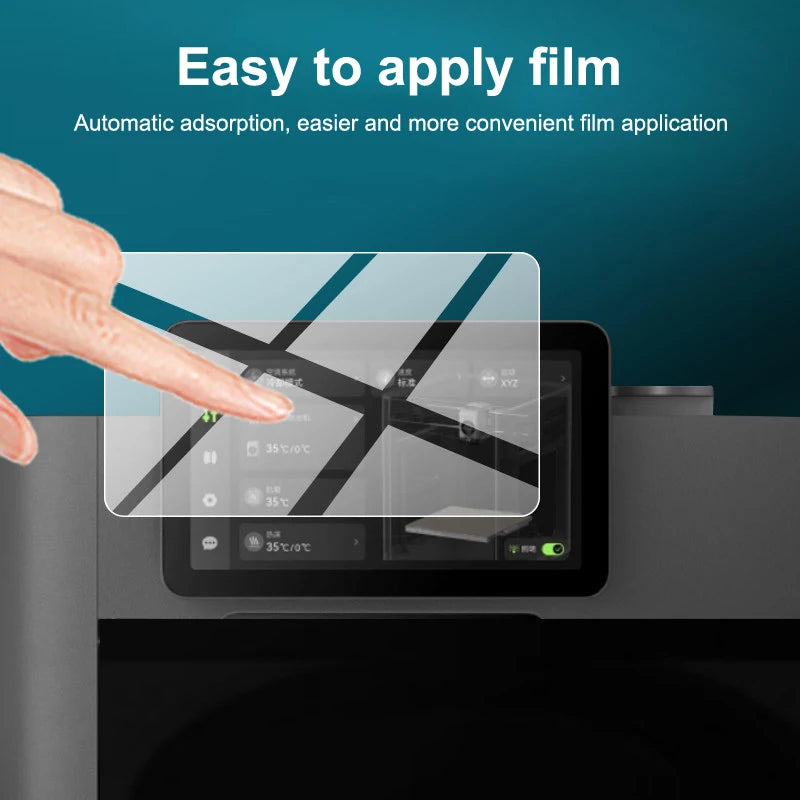 HD Tempered Glass Screen Protector for Bambu Lab 3D Printer 3D Printer Screen Protector QXL