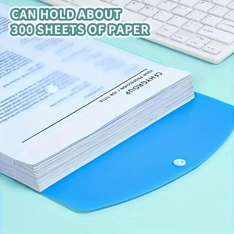 5-Pack A4 File Folders | 11-Ring Binder PP Organizer Set File Folder Set QXL