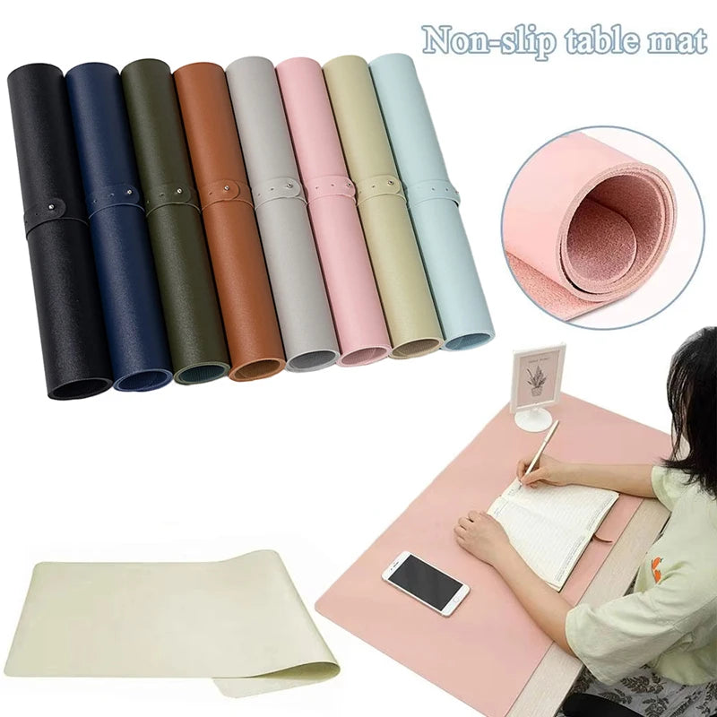 Foldable PU Leather Nail Art Table Mat & Armrest Cushion Nail Art Mat QXL
