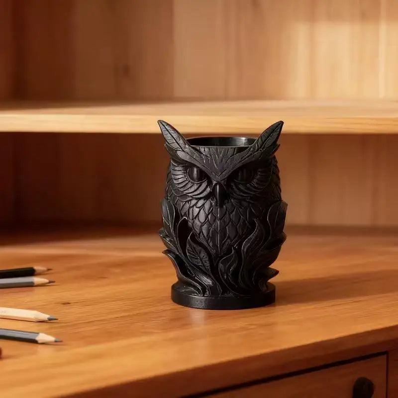 Nordic Owl Pen Holder Vase | Minimalist Desk Organizer Desk Organizer Vase QXL