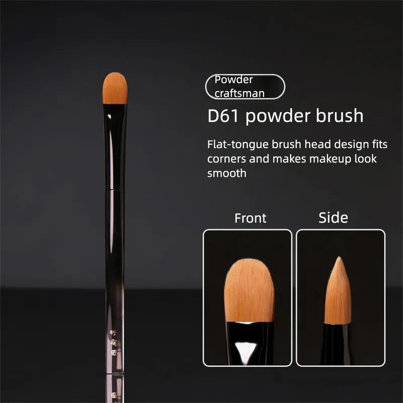 D61 Flat Head Powder & Cream Makeup Brush – Soft Bristle Makeup Brush QXL