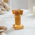 Roman Pillar Greek Column Pedestal Candlestick Stand | Home Decor Decorative Pedestal Stand QXL Gold