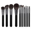 11-Piece Soft Synthetic Makeup Brush Set – Face & Eye Tools Makeup Brush Set QXL No logo makeup brush
