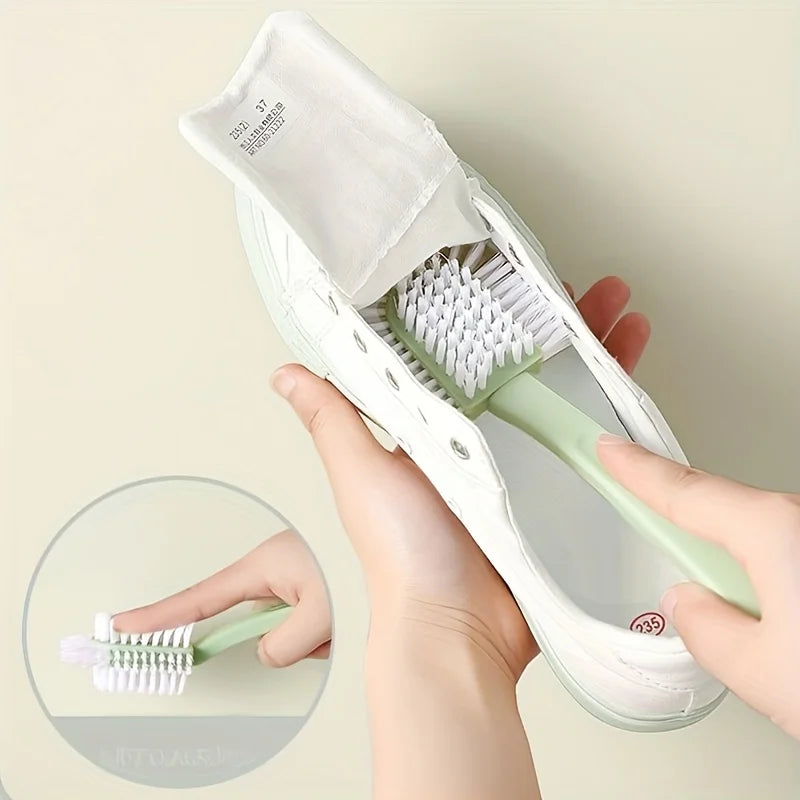 Multi-Angle Shoe Cleaning Brush | Polyamide Bristle Scrubber Shoe Cleaning Brush QXL