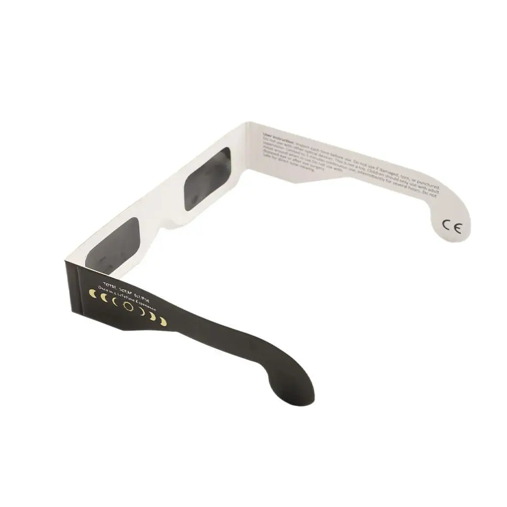 10-Pack Paper Solar Eclipse Glasses | Anti-UV Safe Viewing Solar Eclipse Glasses QXL