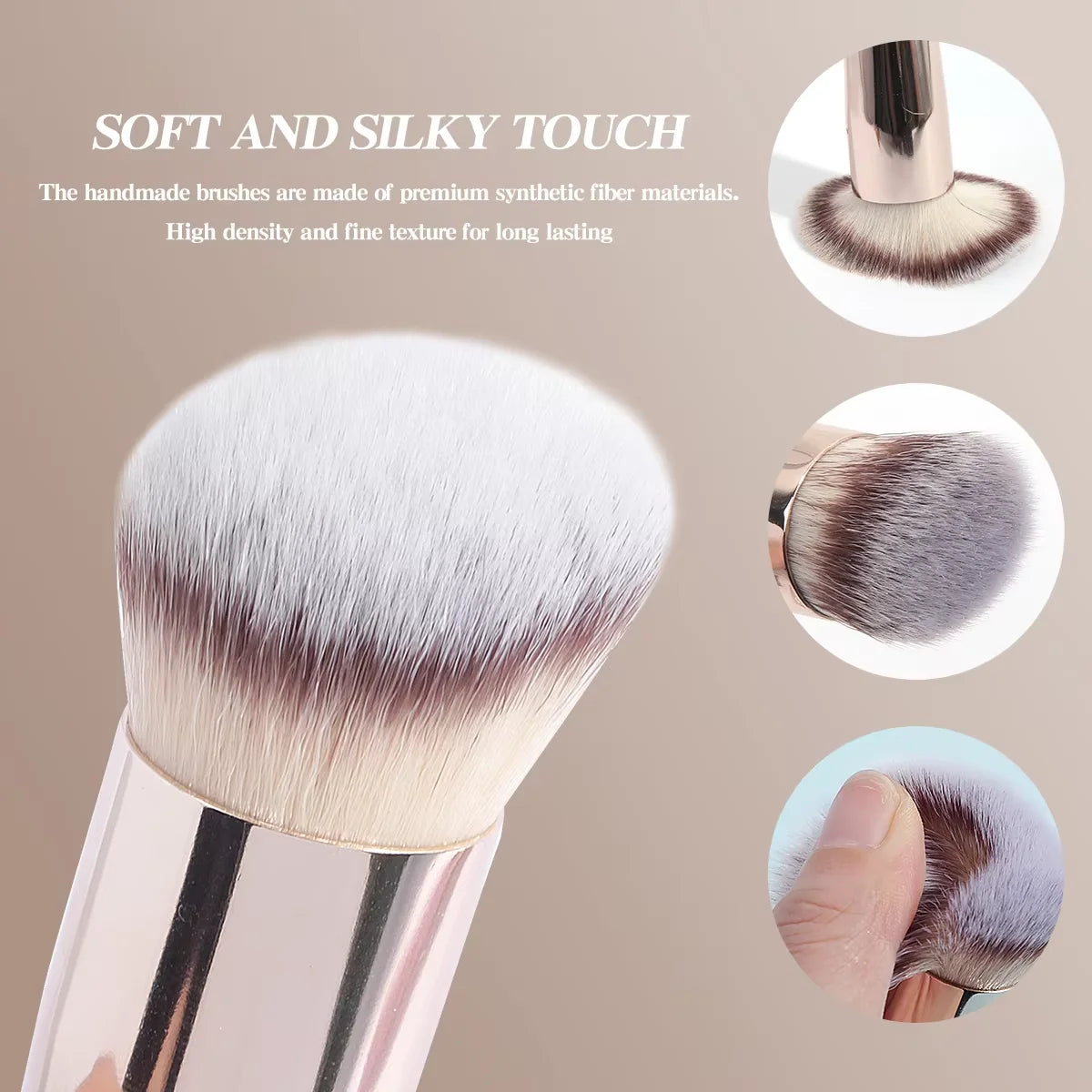 5-Pc Makeup Brush & Triangular Powder Puff Set | Pro Tools Makeup Brush Set QXL