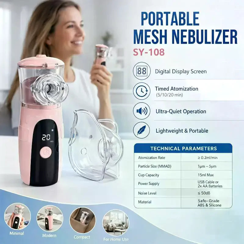 Portable Nano Mist Facial Steamer & Sprayer | USB Rechargeable Facial Nano Steamer QXL