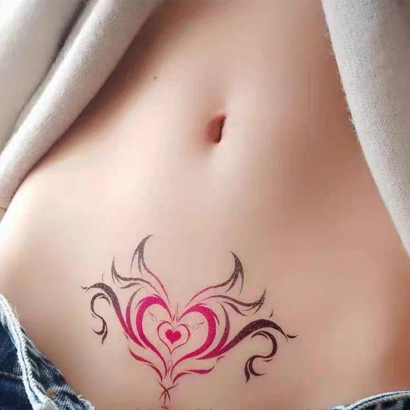 10-Pack 3D Waterproof Temporary Tattoo Stickers for Women Temporary Tattoo Stickers QXL