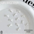 50-Pack 3D Bowknot Resin Nail Art Charms | DIY Manicure Nail Art Charms QXL 8