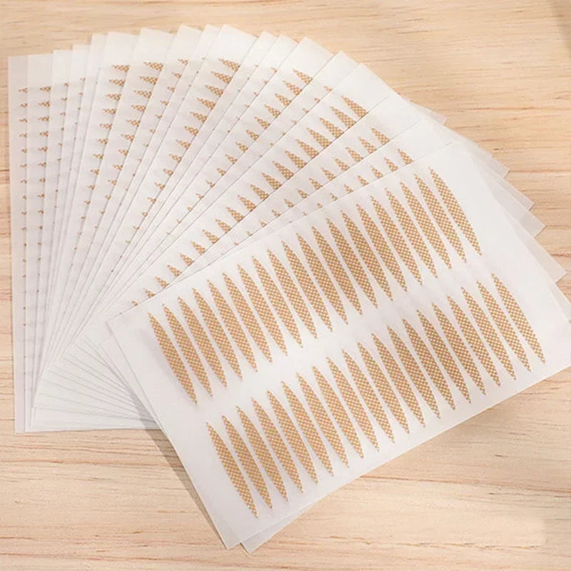 Lace Mesh Double Eyelid Tape Strips | Breathable Lift Stickers Eyelid Tape Strips QXL