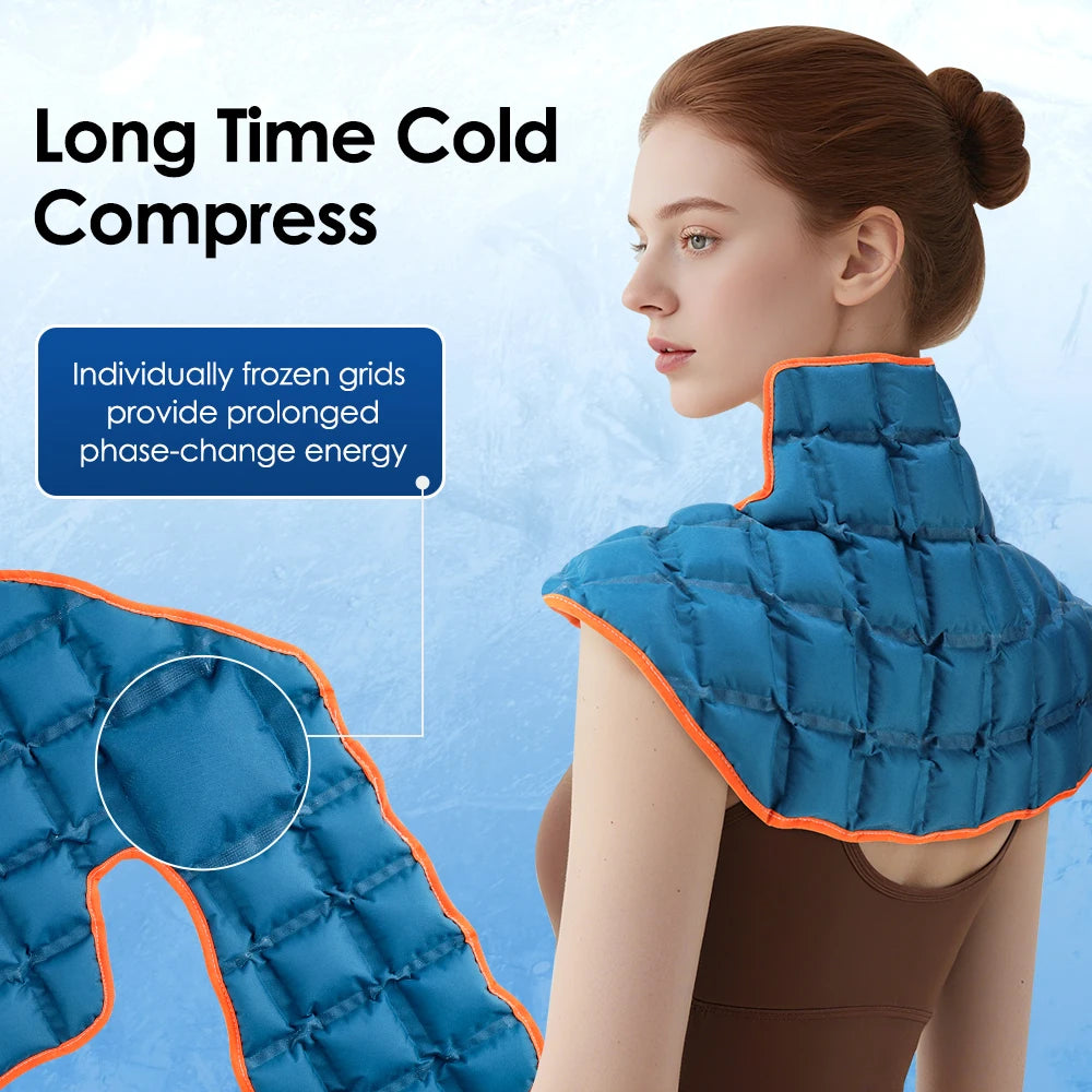 Reusable Polymer Resin Hot & Cold Compress Shoulder Wrap Hot Cold Compress Wrap QXL