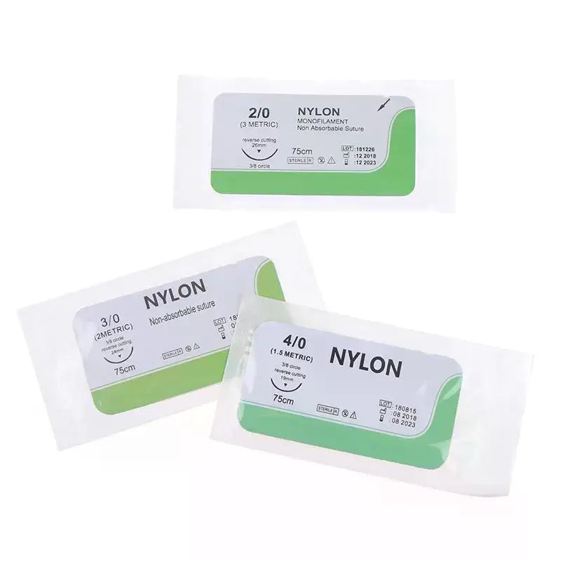 12-Pack Nylon Suture Practice Kit | Sizes 2.0, 3.0 & 4.0 Suture Practice Kit QXL