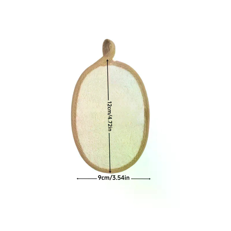 Natural Loofah Bath Scrubber | Exfoliating Body Sponge Loofah Bath Scrubber QXL