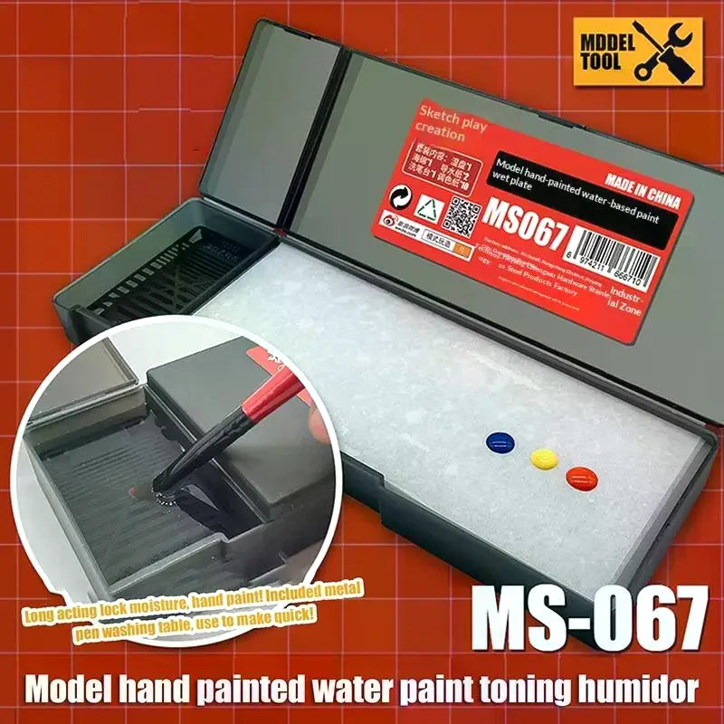 Portable Wet Palette for Acrylic & Miniature Model Painting Wet Paint Palette QXL