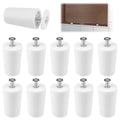 8-Pack White Plastic Blind Stoppers | Roller Shutter Repair Parts Blind Repair Parts QXL Default Title