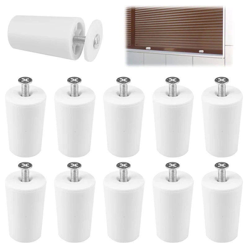8-Pack White Plastic Blind Stoppers | Roller Shutter Repair Parts Blind Repair Parts QXL Default Title