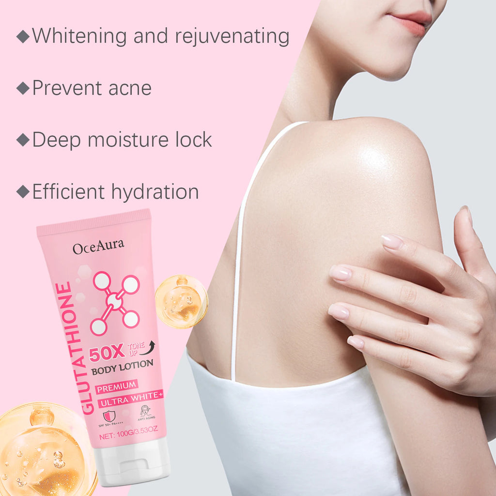 OceAura Glutathione Brightening Body Cream | Even Skin Tone Brightening Body Cream QXL