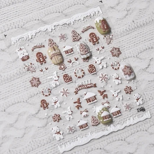 5D Kawaii Jelly Strawberry Nail Art Stickers | DIY Decals