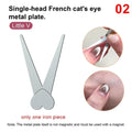 3D Cat Eye Nail Magnet | V-Shape French Manicure Tool Nail Art Magnet QXL Large