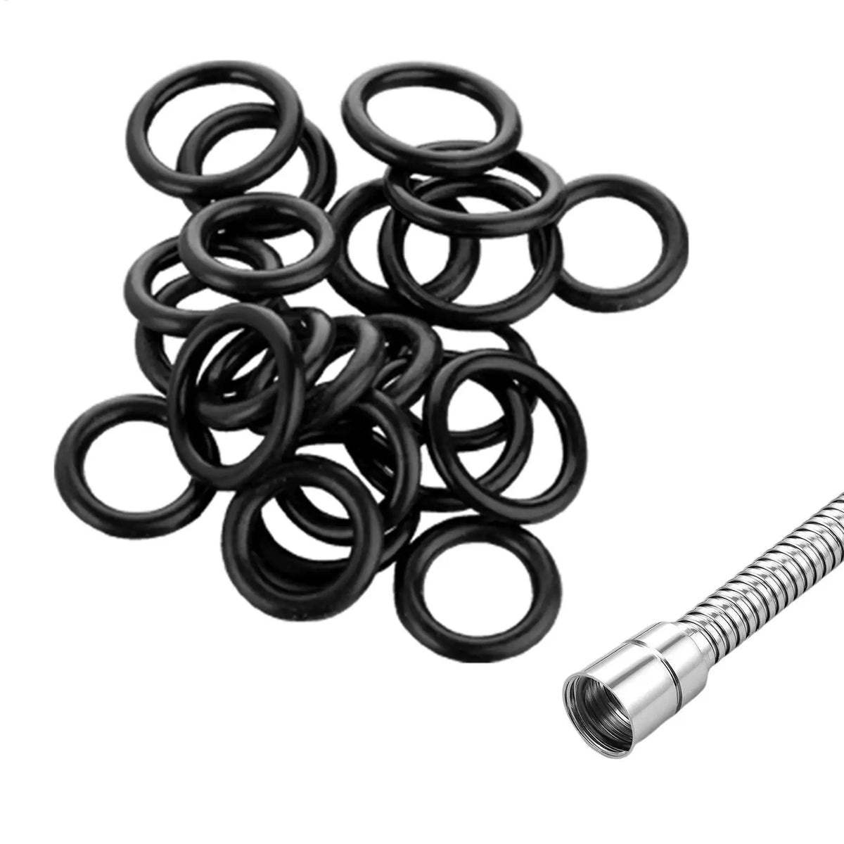 50-Pack Rubber O-Ring Gasket Kit | Plumbing & Faucet Seals O-Ring Gasket Set QXL
