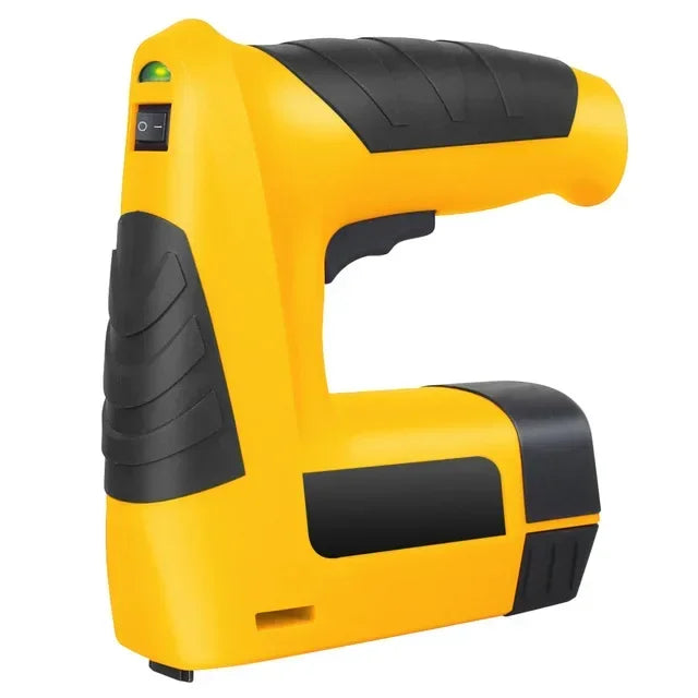Dreamburgh USB Rechargeable Electric Staple Gun + 2500 Nails Electric Staple Gun QXL YELLOW