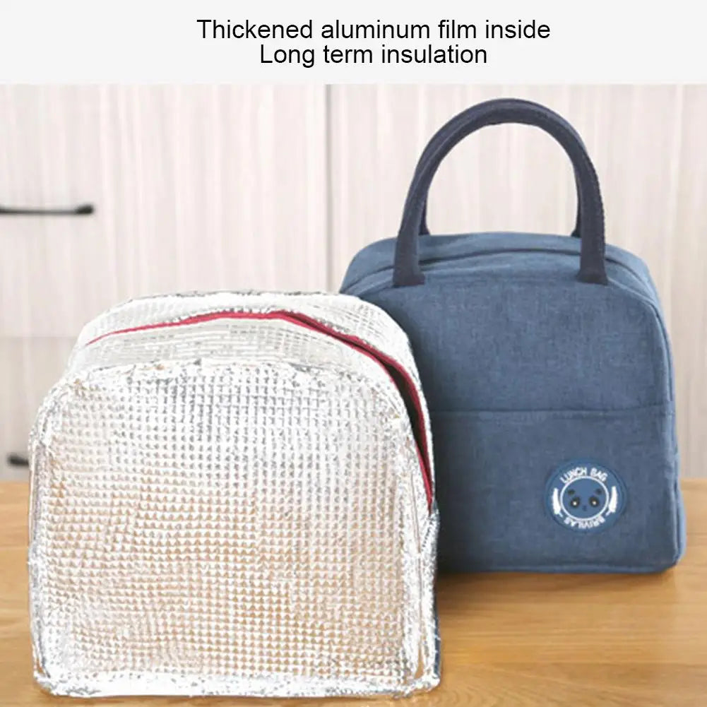 Insulated Lunch Bag Thermal Cooler Tote | Work, School & Camping Insulated Lunch Bag QXL