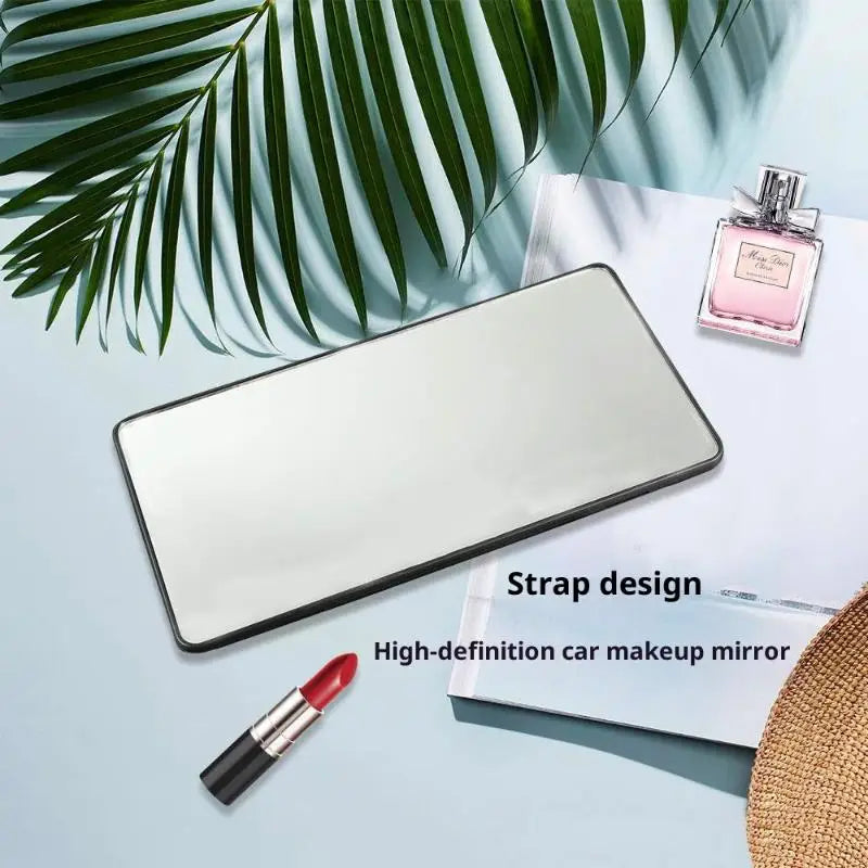 HD Car Sun Visor Vanity Mirror | Strap-On, No Tools Car Visor Mirror QXL
