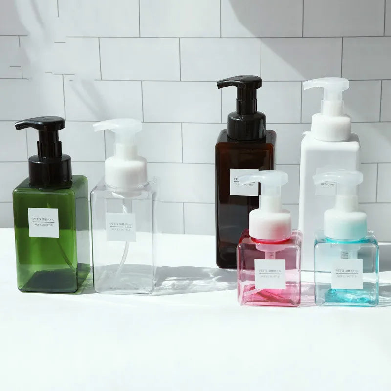 250ml Foam Pump Dispenser Bottle | Refillable Soap Dispenser Foam Pump Dispenser QXL
