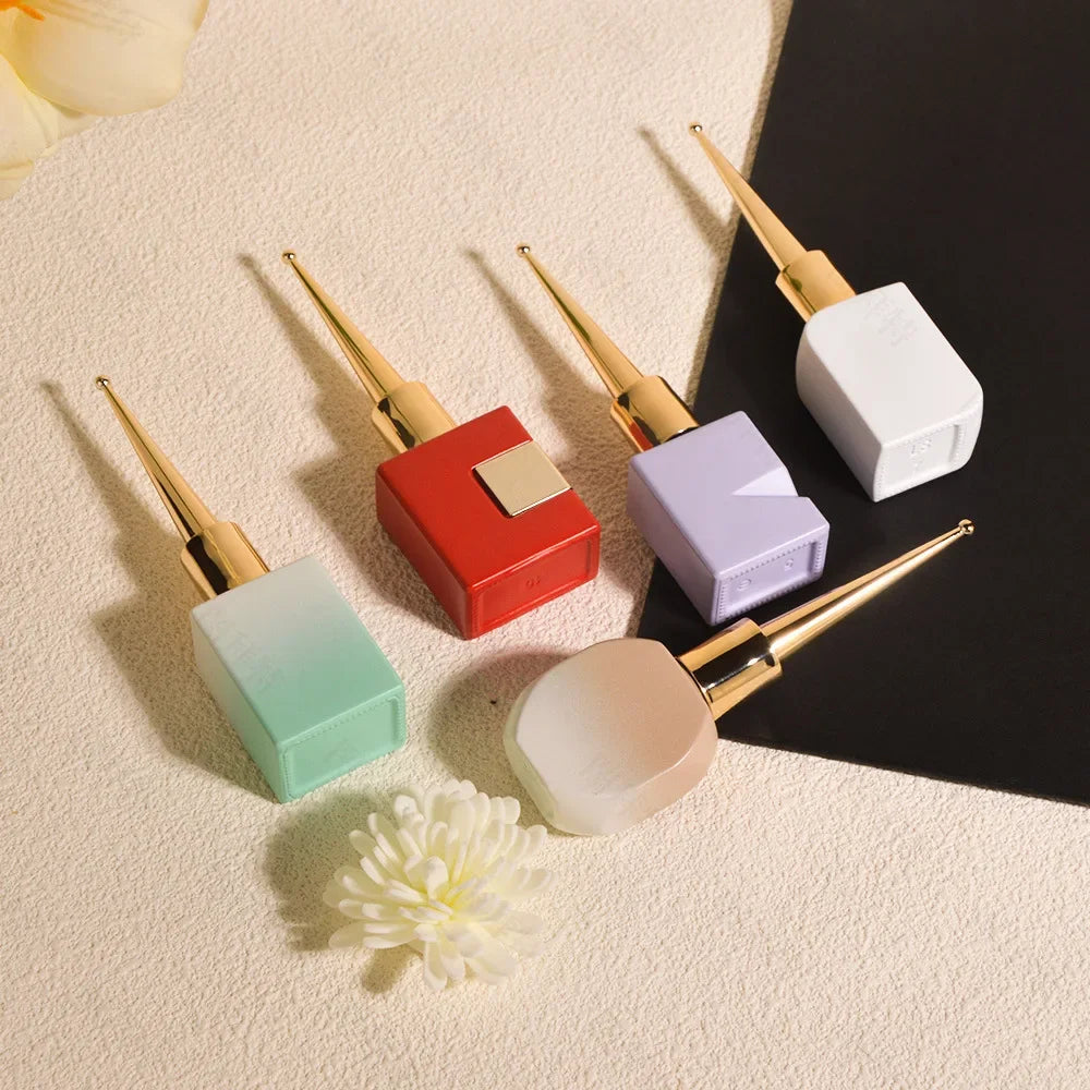 Glass Cuticle Oil & Nail Polish Bottles 12ml 15ml Empty Refill Nail Polish Bottle QXL