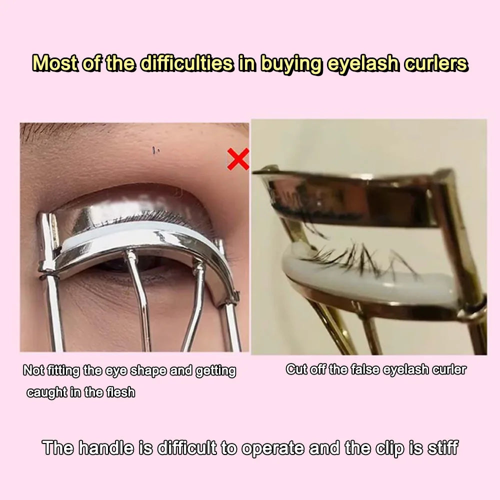Eelhoe Portable Eyelash Curler | Wide-Angle ABS & Rubber Eyelash Curler QXL