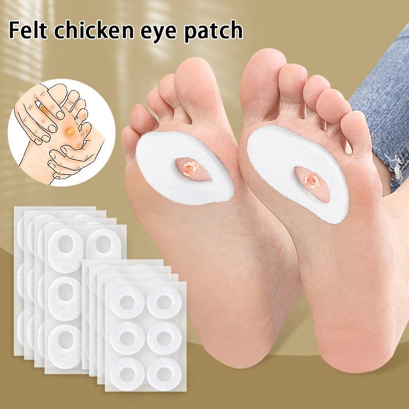 Foam Foot Corn Cushion Pads | Round & Oval Self-Adhesive 6-Pack Foot Corn Pads QXL