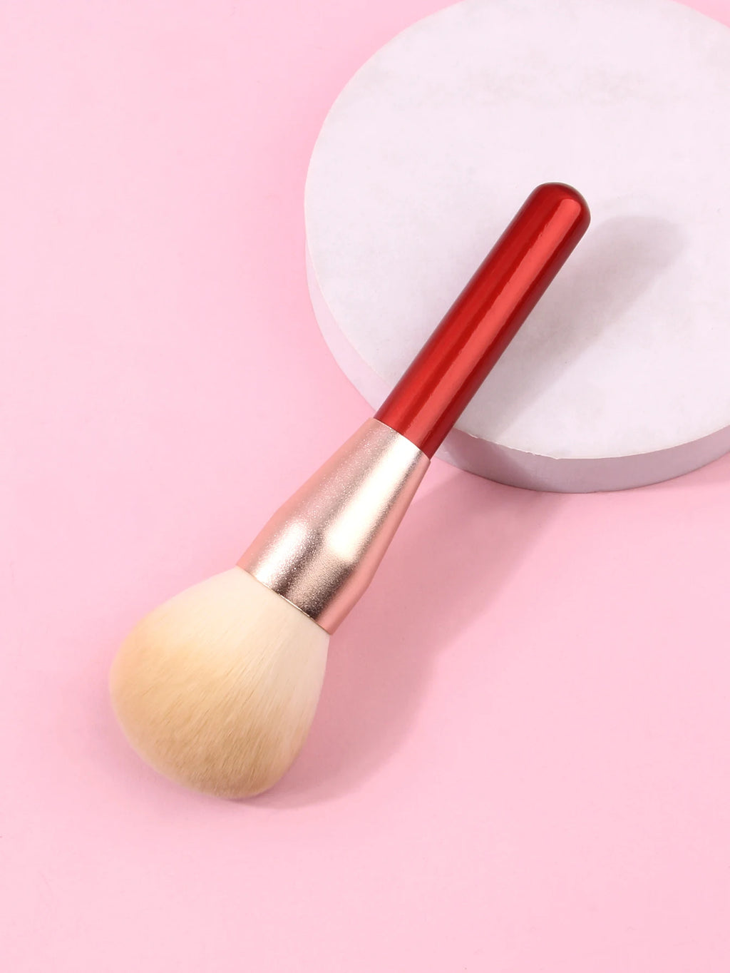 KOSSHOW Large Blush Brush – Soft Fluffy Nylon & Wood Handle Blush Makeup Brush QXL