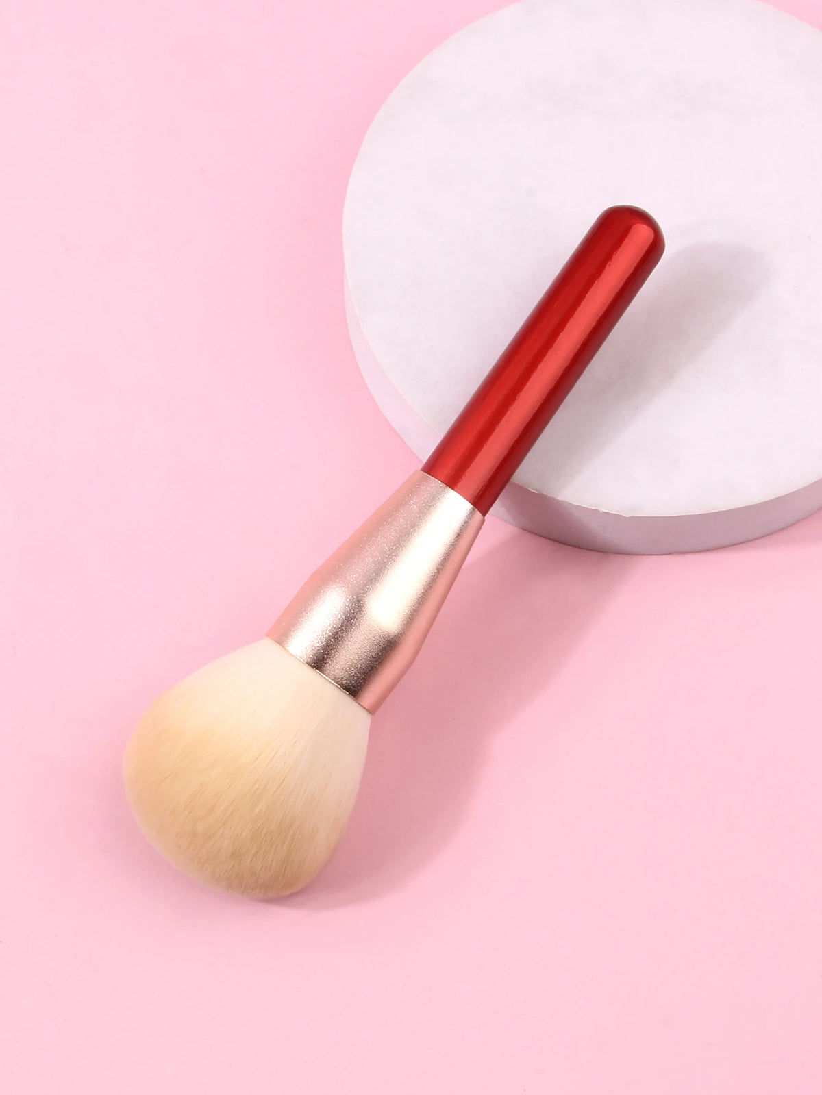 KOSSHOW Large Blush Brush – Soft Fluffy Nylon & Wood Handle Blush Makeup Brush QXL