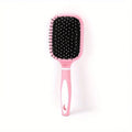 Square Barrel Curling Brush, Scalp Massage Comb & Styling Set Hair Brush & Comb Set QXL Pink 1pc No plug