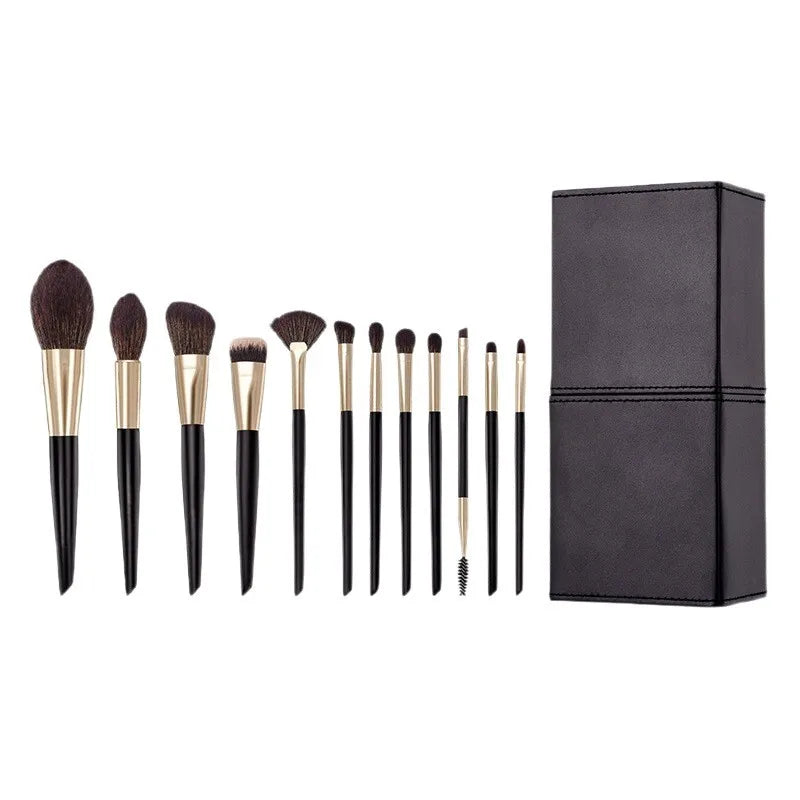 12-Piece Makeup Brush Set | Powder, Blush & Eyeshadow Kit Makeup Brush Set QXL