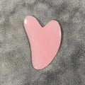 Heart-Shape Gua Sha Face Massager | Rose Quartz Scraping Board Gua Sha Massager QXL GS02-pink-02