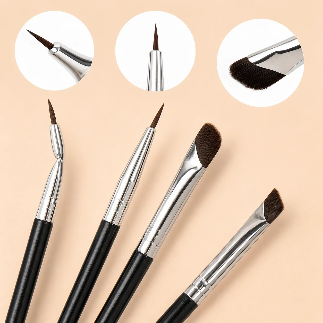 5/7-Pc Precision Eye Makeup Brush Set | Eyeliner & Brow Brushes Eye Makeup Brush Set QXL