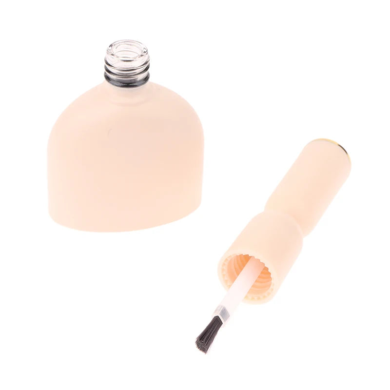 13ml Empty Nail Polish Glass Bottle with Brush | Refillable Nail Polish Bottle QXL