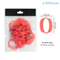 20-Pack Silicone Perm Rod Bands | Heat-Resistant Hair Roller Rings Perm Rod Bands QXL S