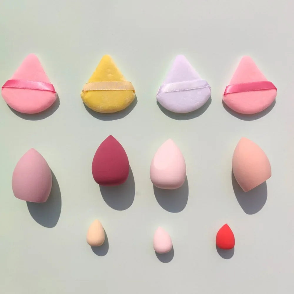 11/12-Pc Makeup Sponge Blender Set | Foundation Powder Puff Makeup Sponge Set QXL
